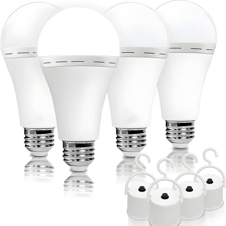 Rechargeable LED Emergency Bulb